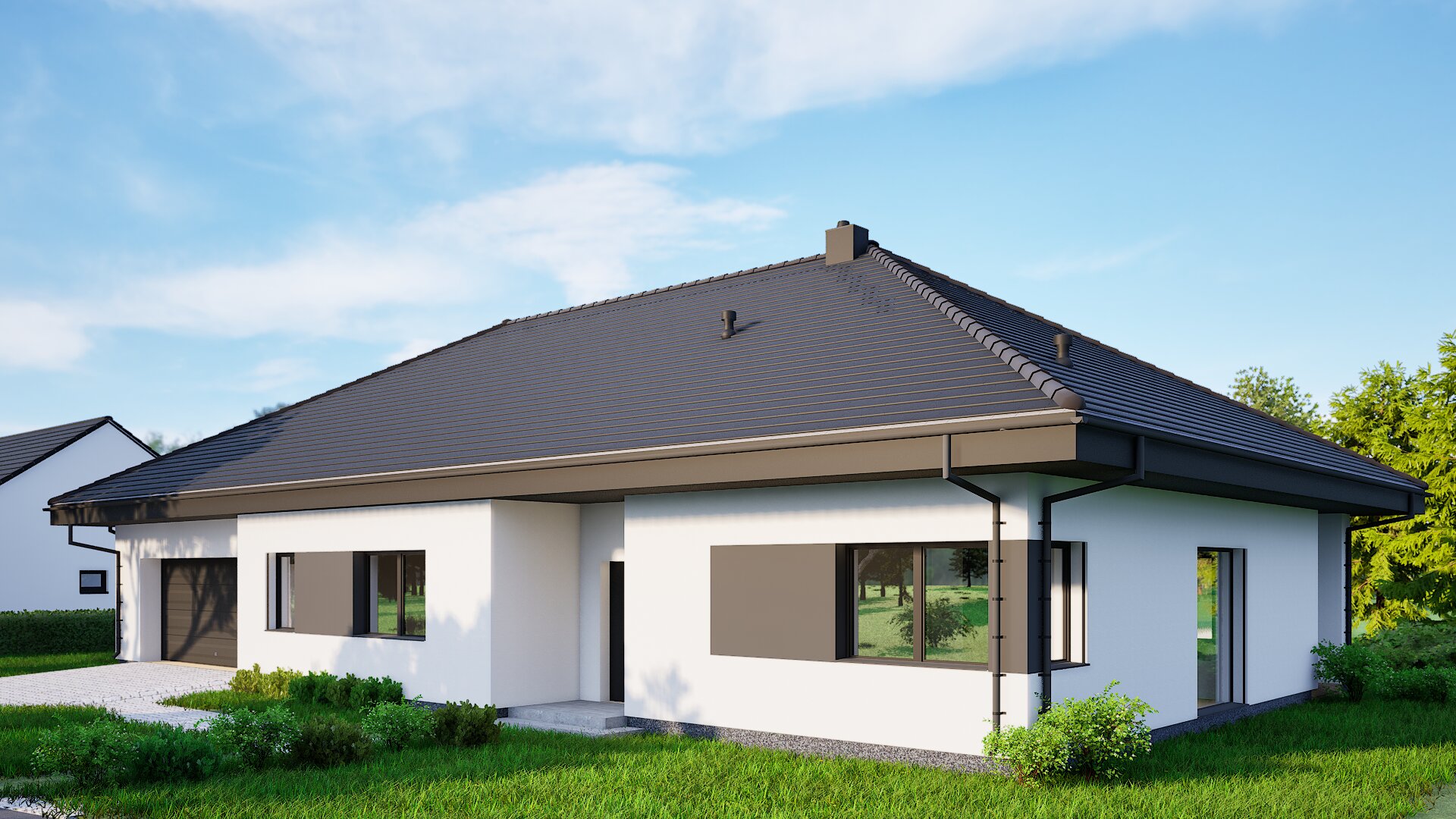 Dom jednorodzinny parterowy-1