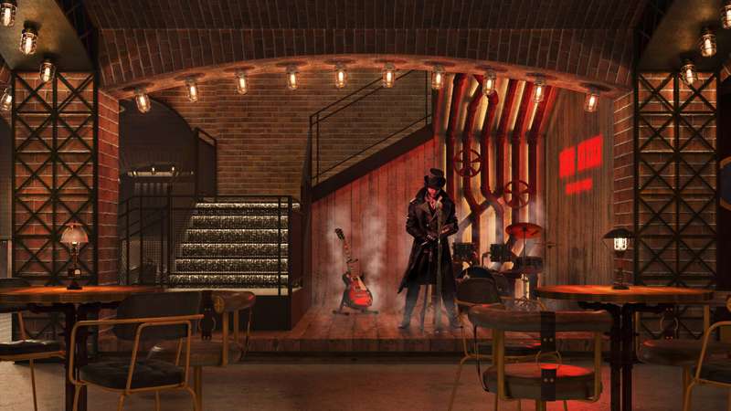 牛排厨房餐厅室内设计丨沙特阿拉伯利雅得丨利雅得室内设计公司-10