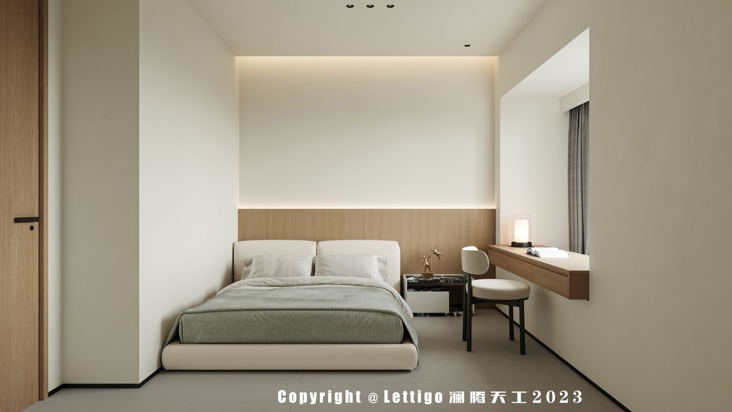 大白墙+原木色，温润感十足，​永远可以相信的极简风-8