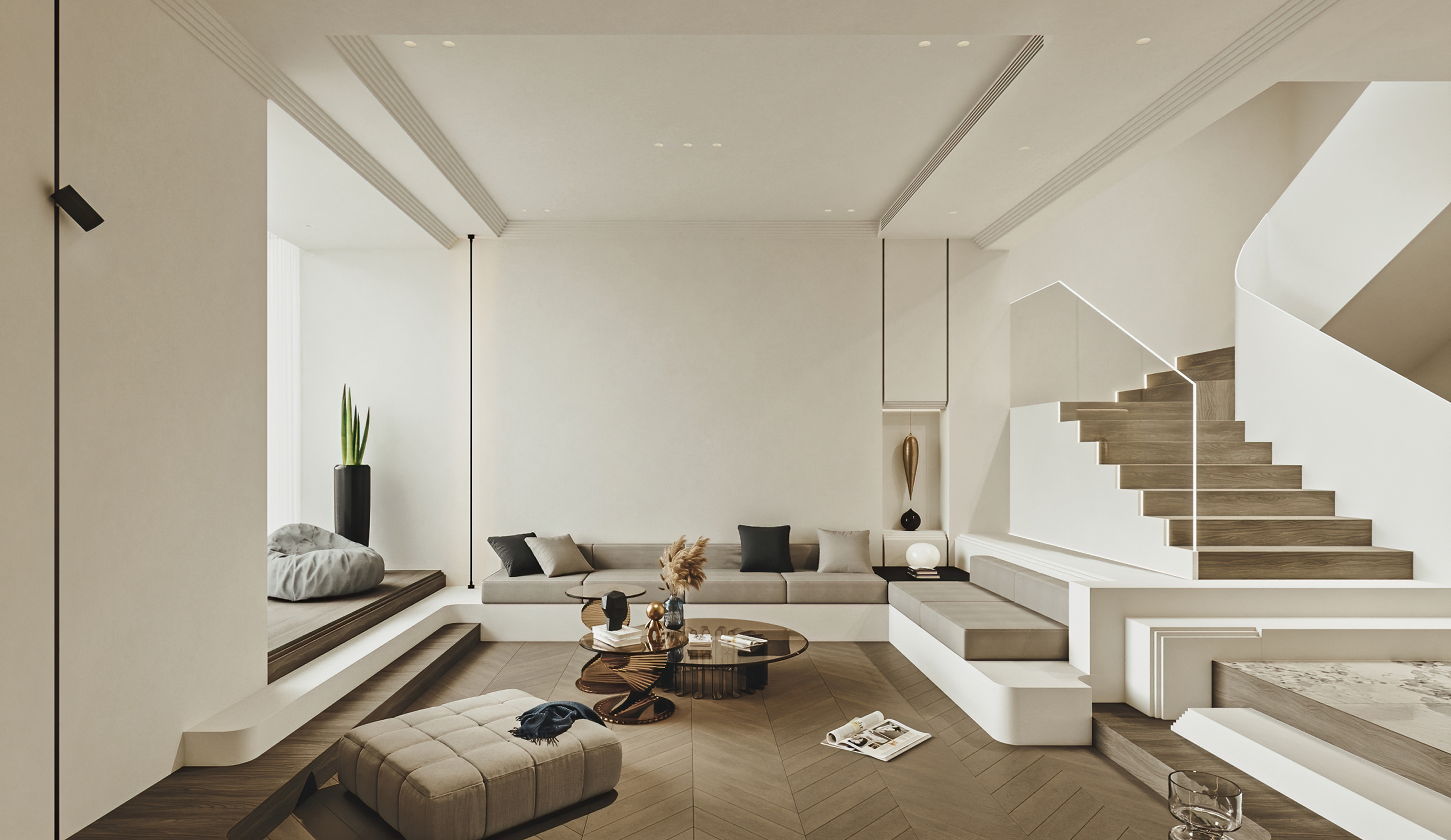 派逃设计·580m²现代别墅-17