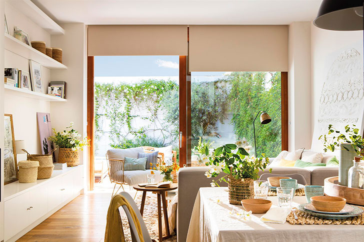 巴塞罗那阳光家庭公寓 | 黄绿搭配，满室生机-1