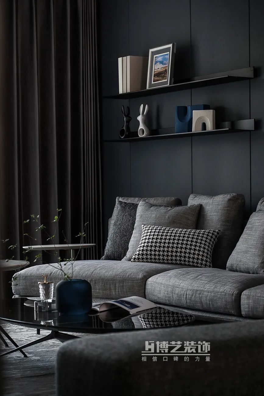 《夏墨》· 现代黑白风格的完美演绎丨博艺装饰-28
