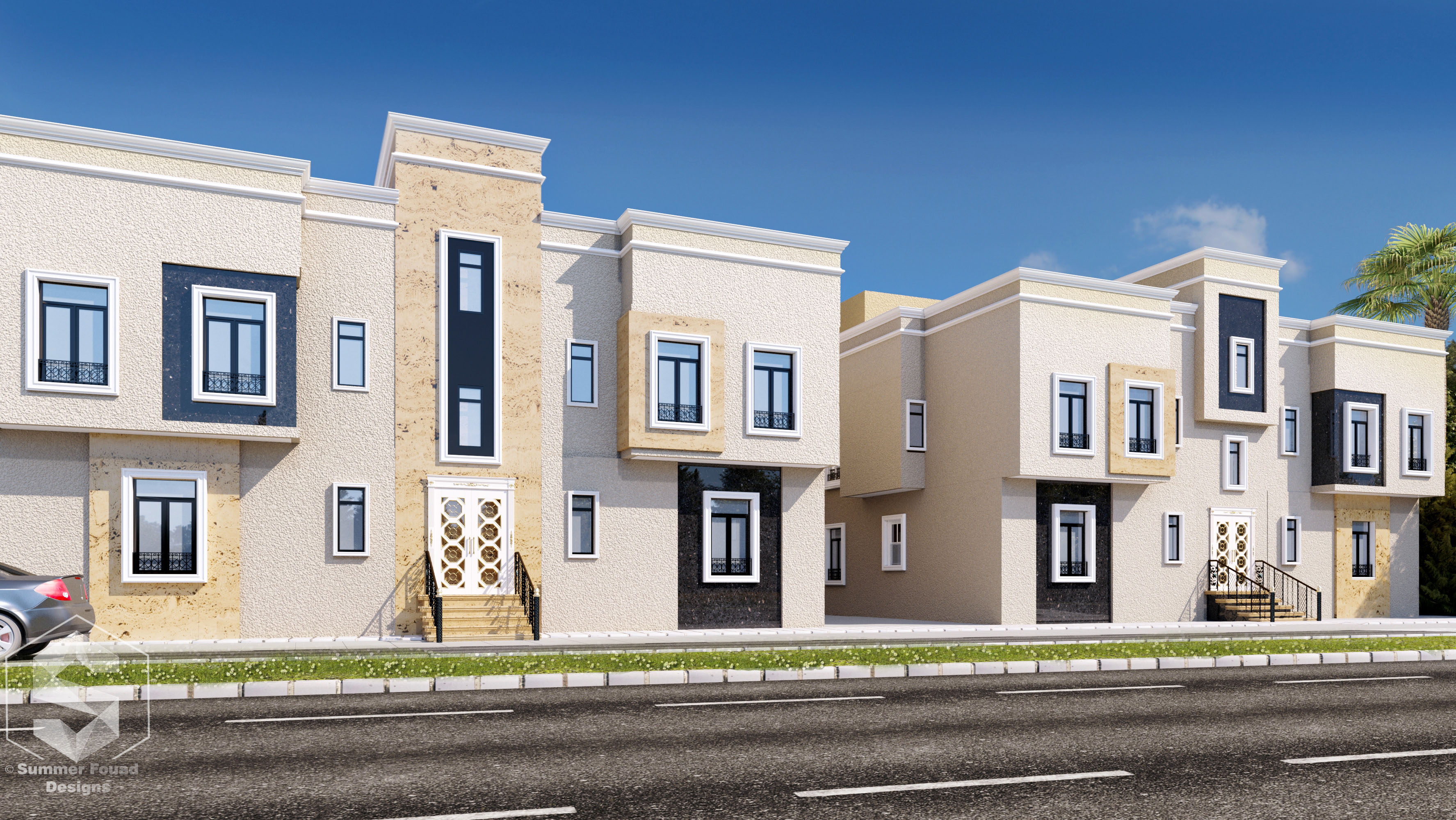 住宅外立面设计丨沙特阿拉伯塔伊夫丨本人-9