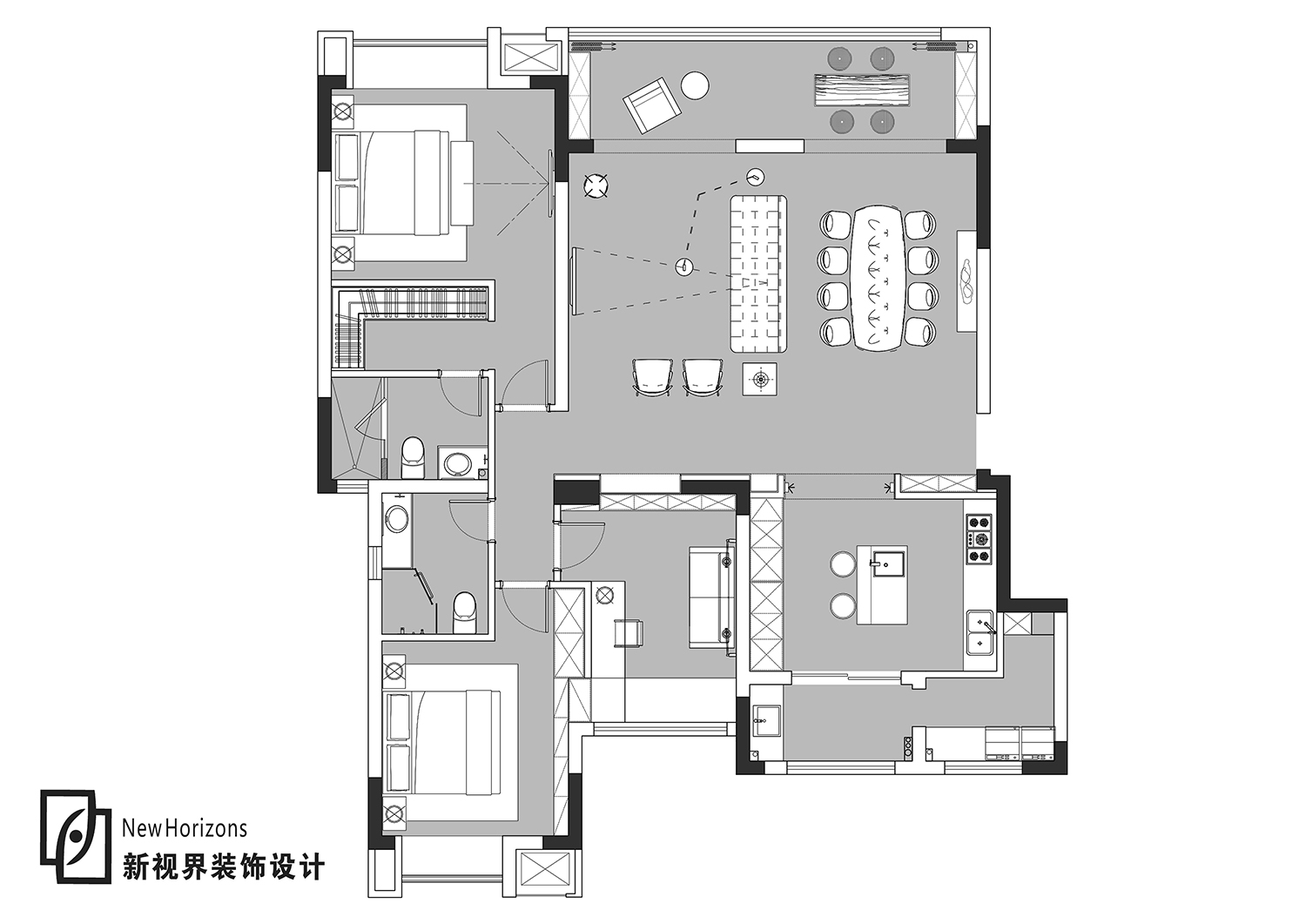 峨眉国安公馆 | 现代茶艺家居，品茗博弈的温馨空间-22