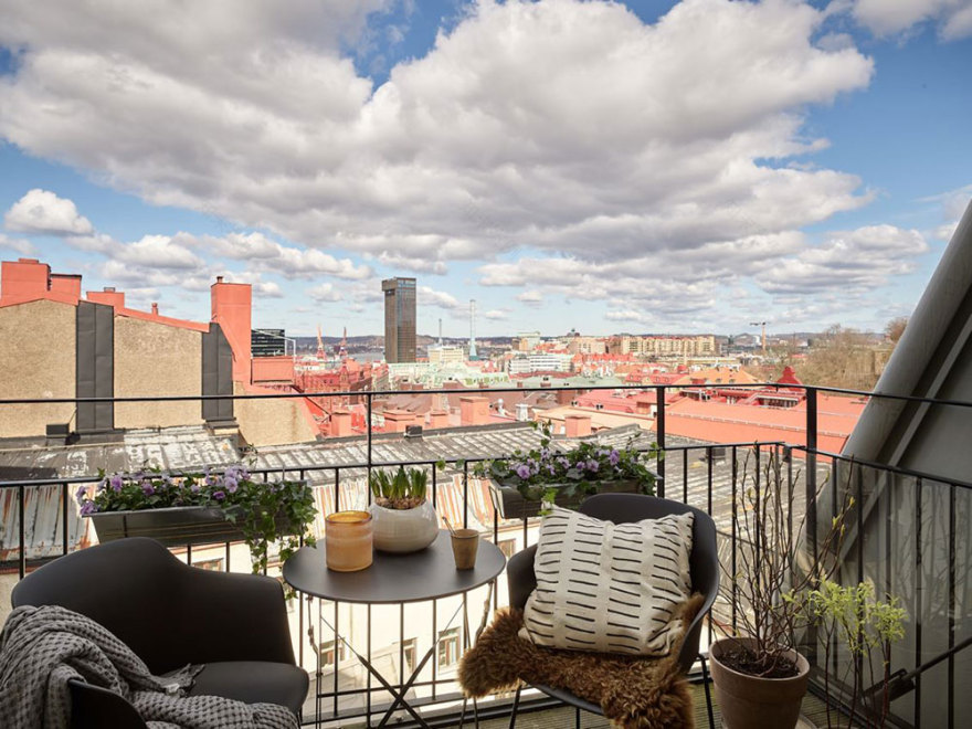 温馨舒适的斯堪的纳维亚风格公寓-13