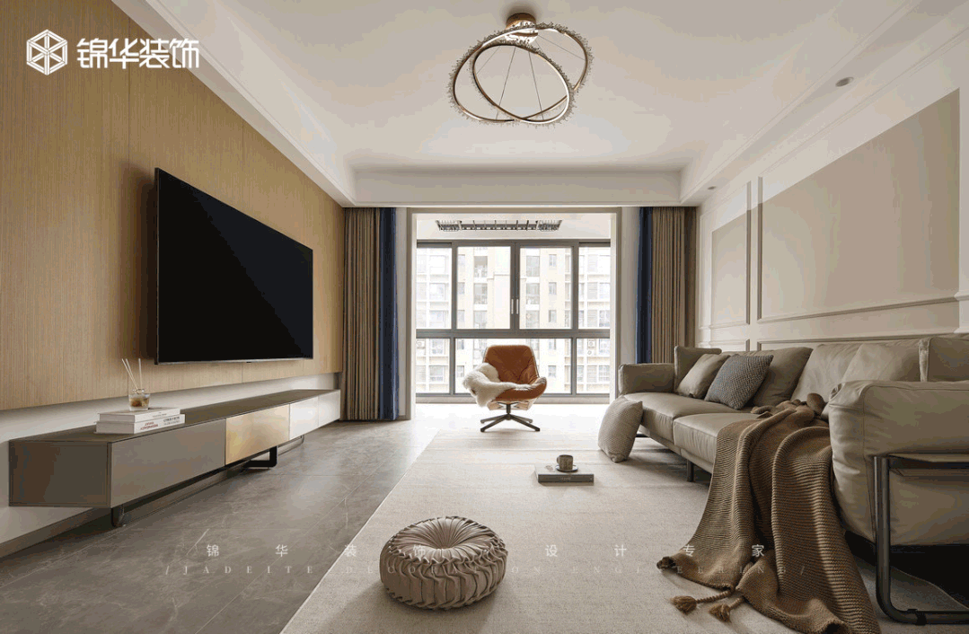 145㎡现代混搭新房丨锦华装饰-0