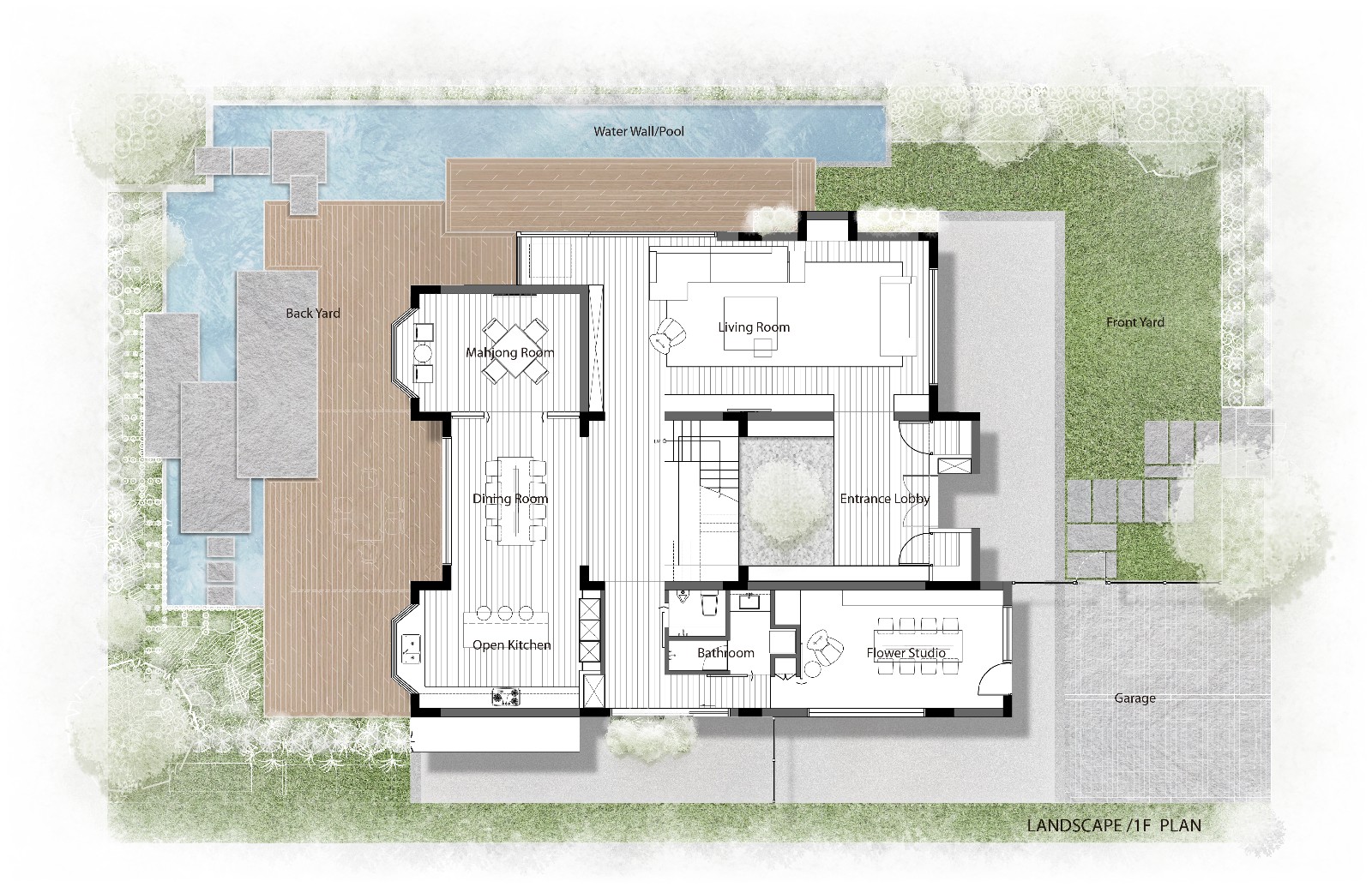 上海 376㎡树屋别墅 | VCDesign 融入自然，打造室内外一体化空间-46