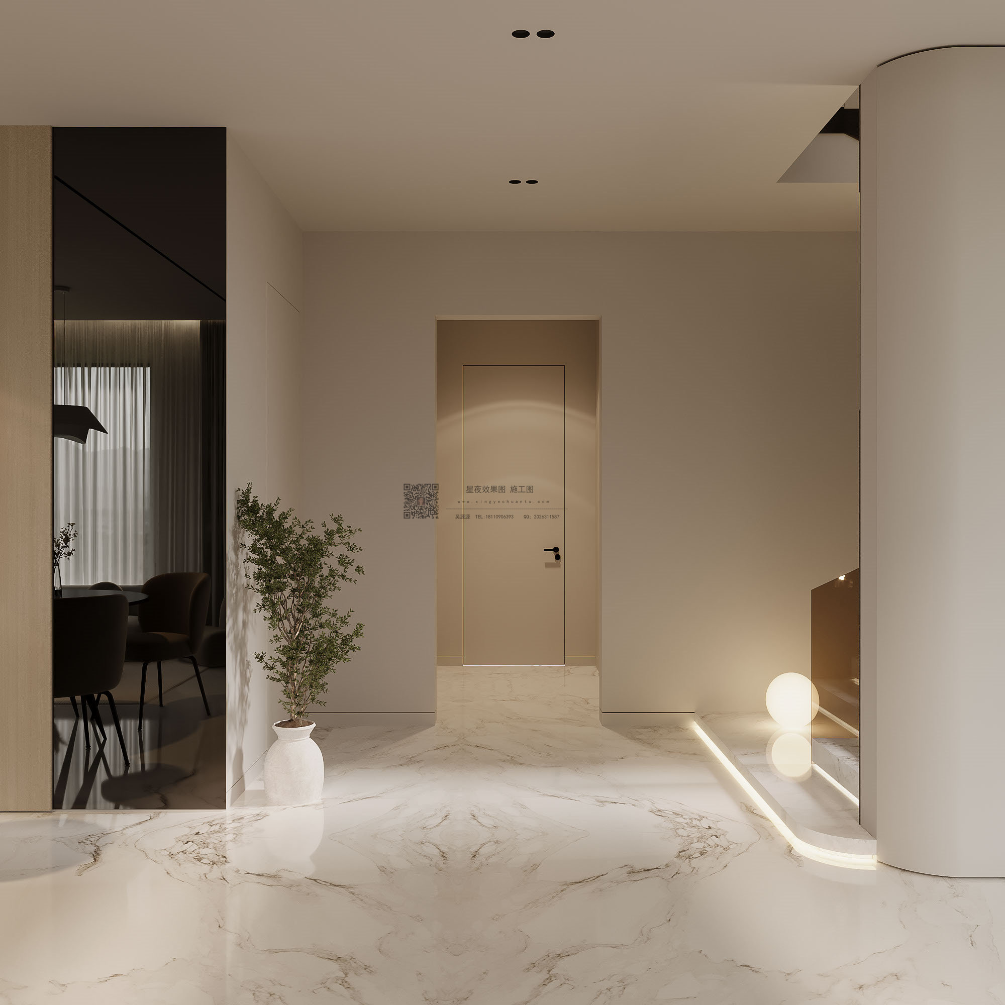 现代别墅，下沉式客厅的魅力-2