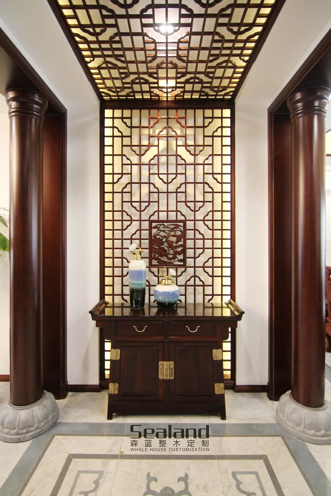 常州国宾一号平层,新中式风格演绎东方美学-10