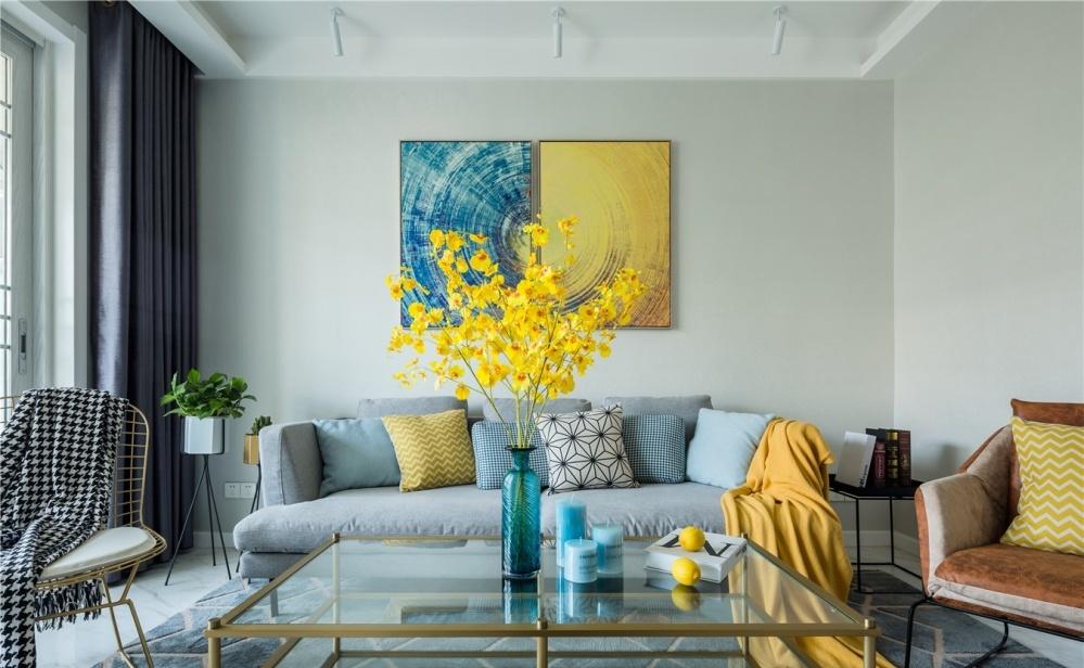 合肥 80㎡现代混搭风,高颜值家居设计全靠软装-2