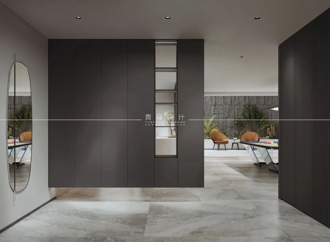 未央金茂府现代轻奢下叠别墅设计丨中国西安丨青马别墅设计-16