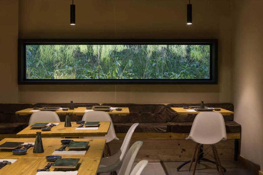 巴西 Ran Sushi 餐厅 | 折纸艺术与现代设计的完美融合-5