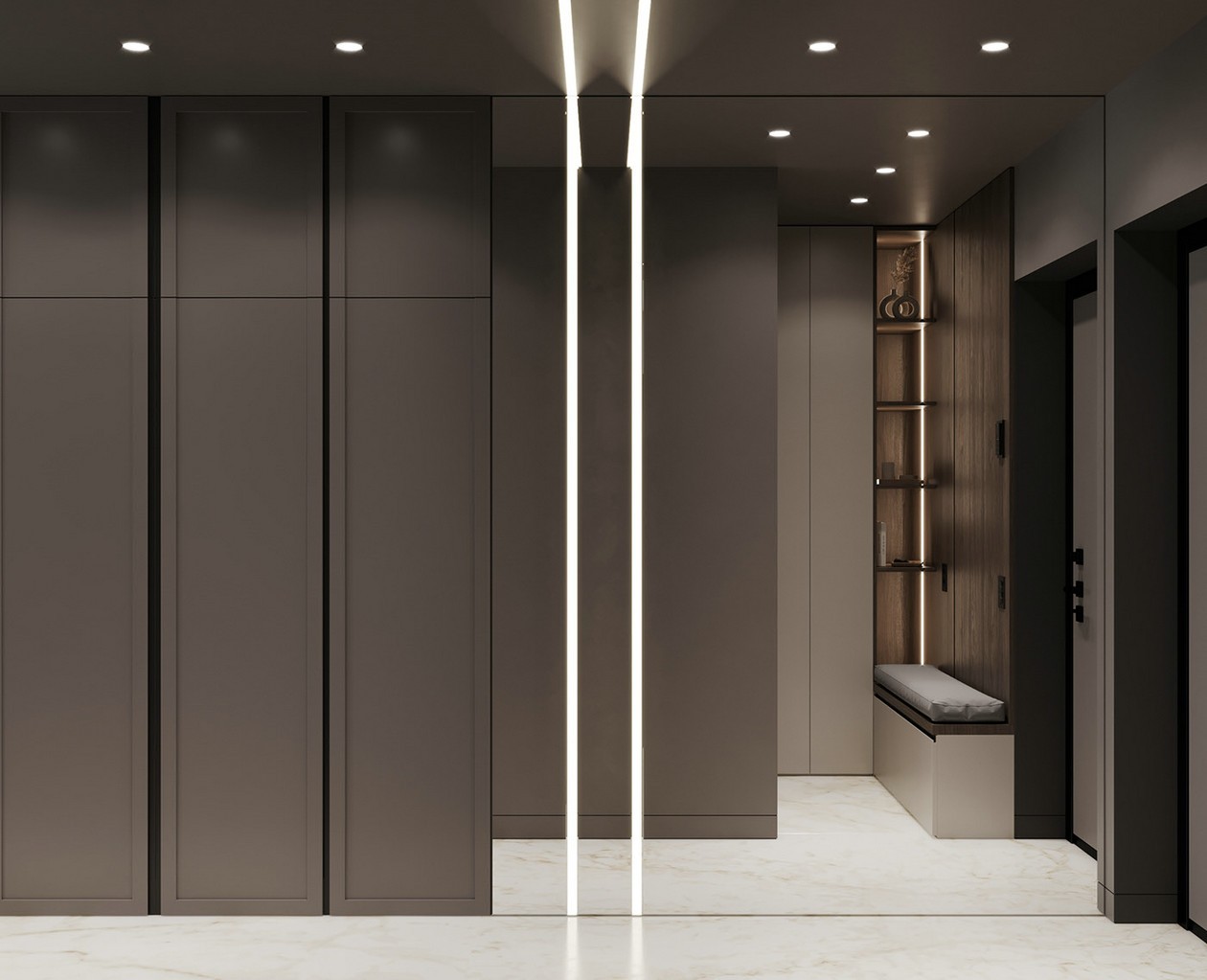 高级灰色系公寓设计 既独特又有魅力-0