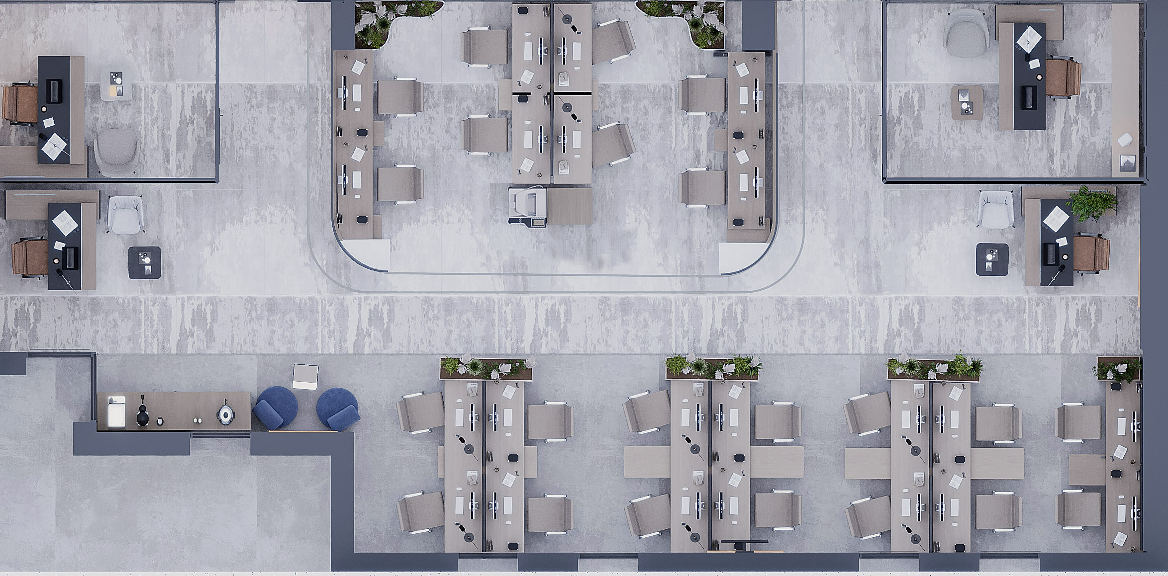 高科技办公室设计-3