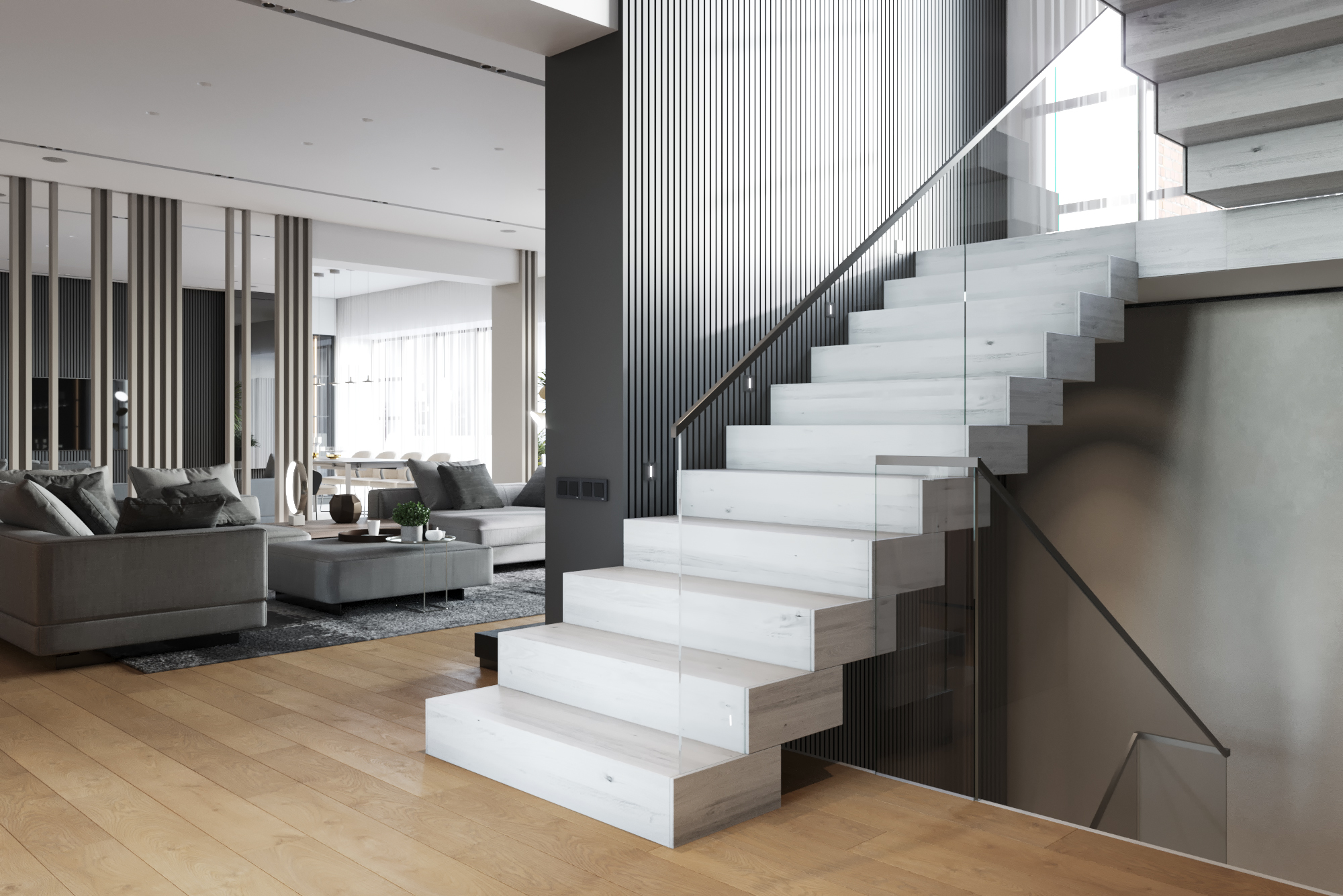 The interior of the house on the waterfront-9