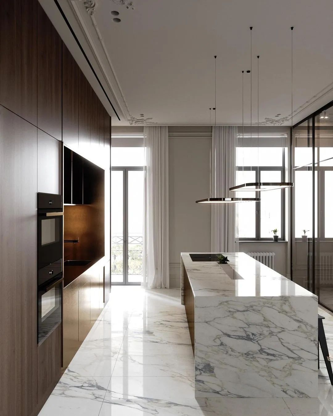 现代奢华 · 水泥灰公寓设计丨Konstantin Kildinov-25