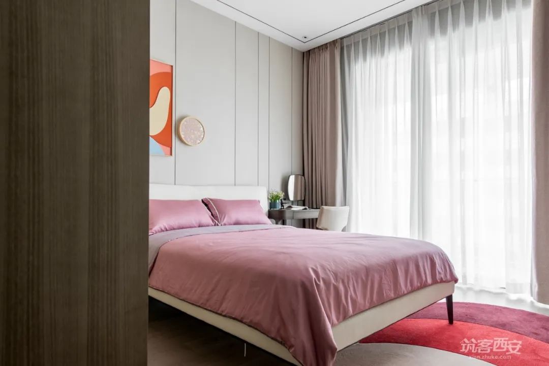 曲江玫瑰园·刘雅娟的大平层艺术装扮丨中国西安丨様家荟·御点软装设计中心-56