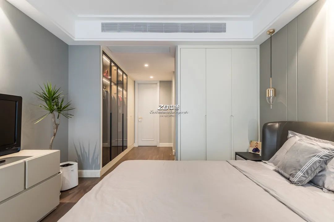 ZB design | 同事115平超有质感的轻奢风，效果好到没朋友！-53