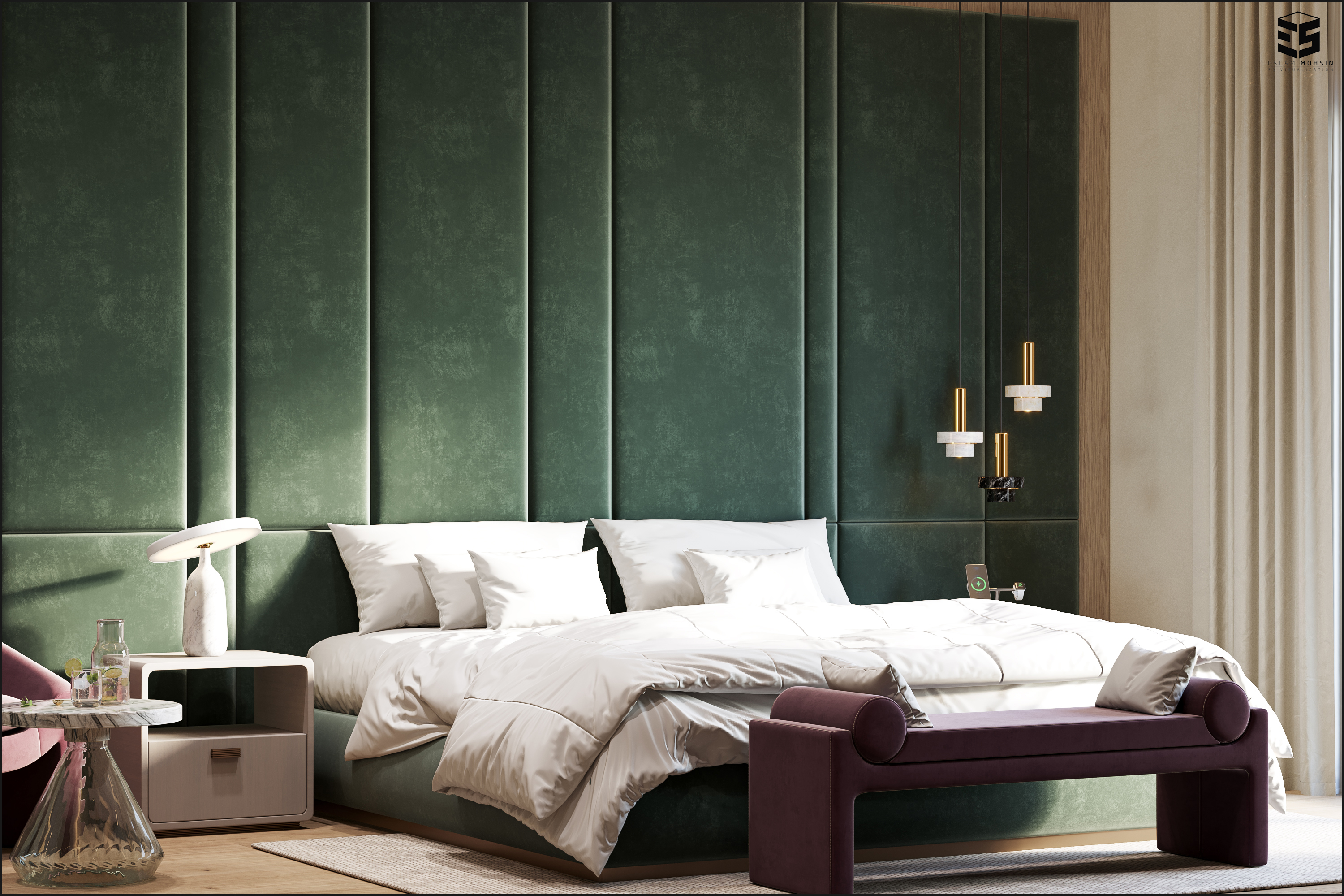 - free scene - bedroom & bathroom-10