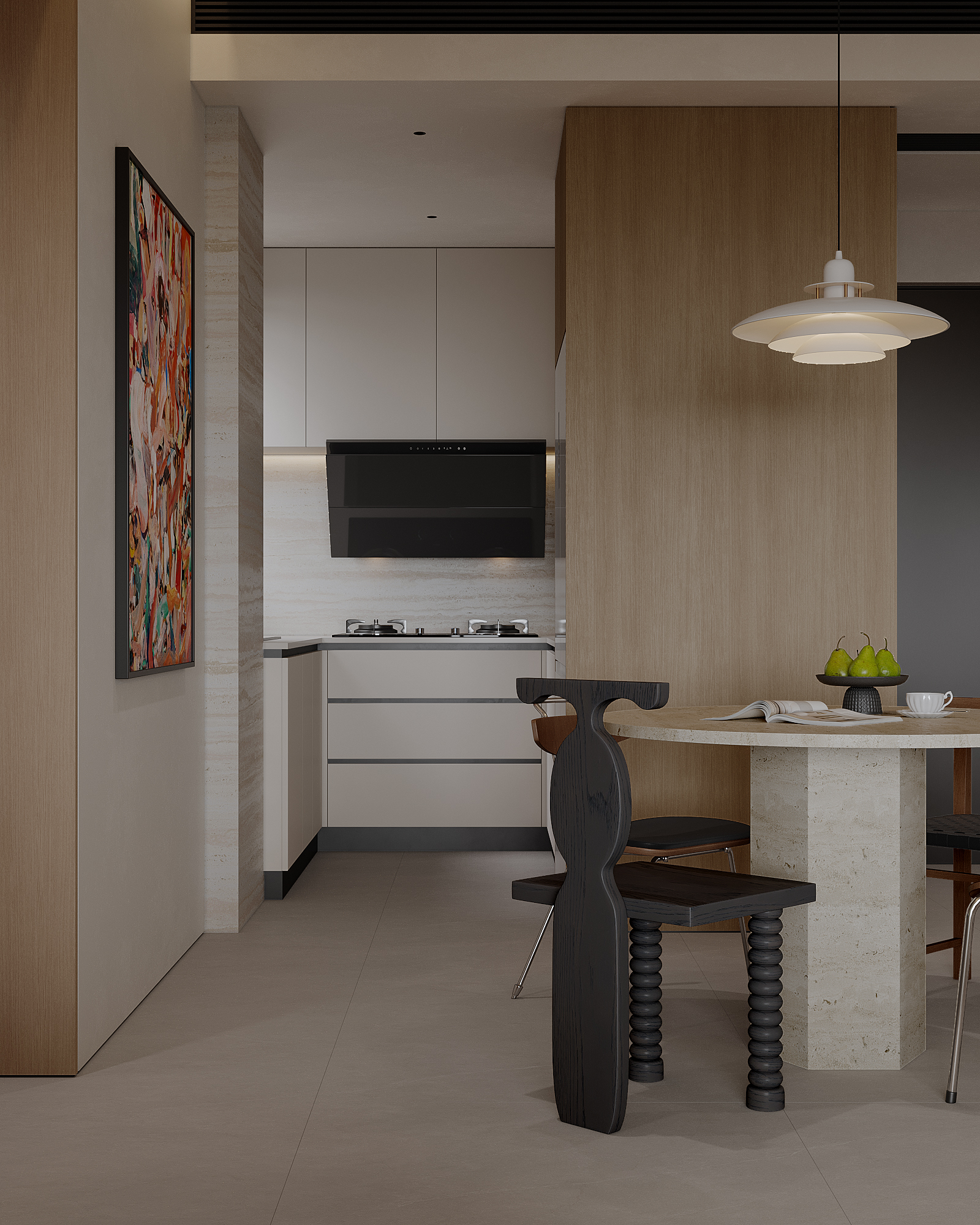 Vike表现新作|现代奶油家-3