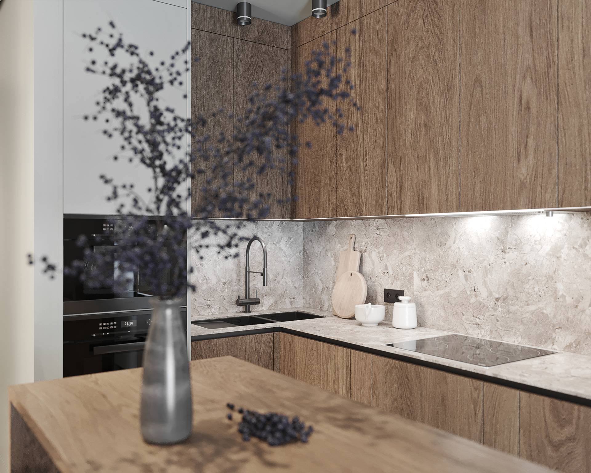 Contemporary Flat Design for Young Family-30