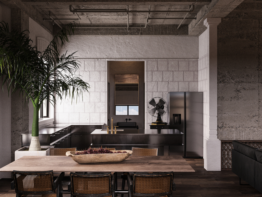 工业风别墅设计丨越南胡志明市丨Demi Filos(Phuong Pham)-11