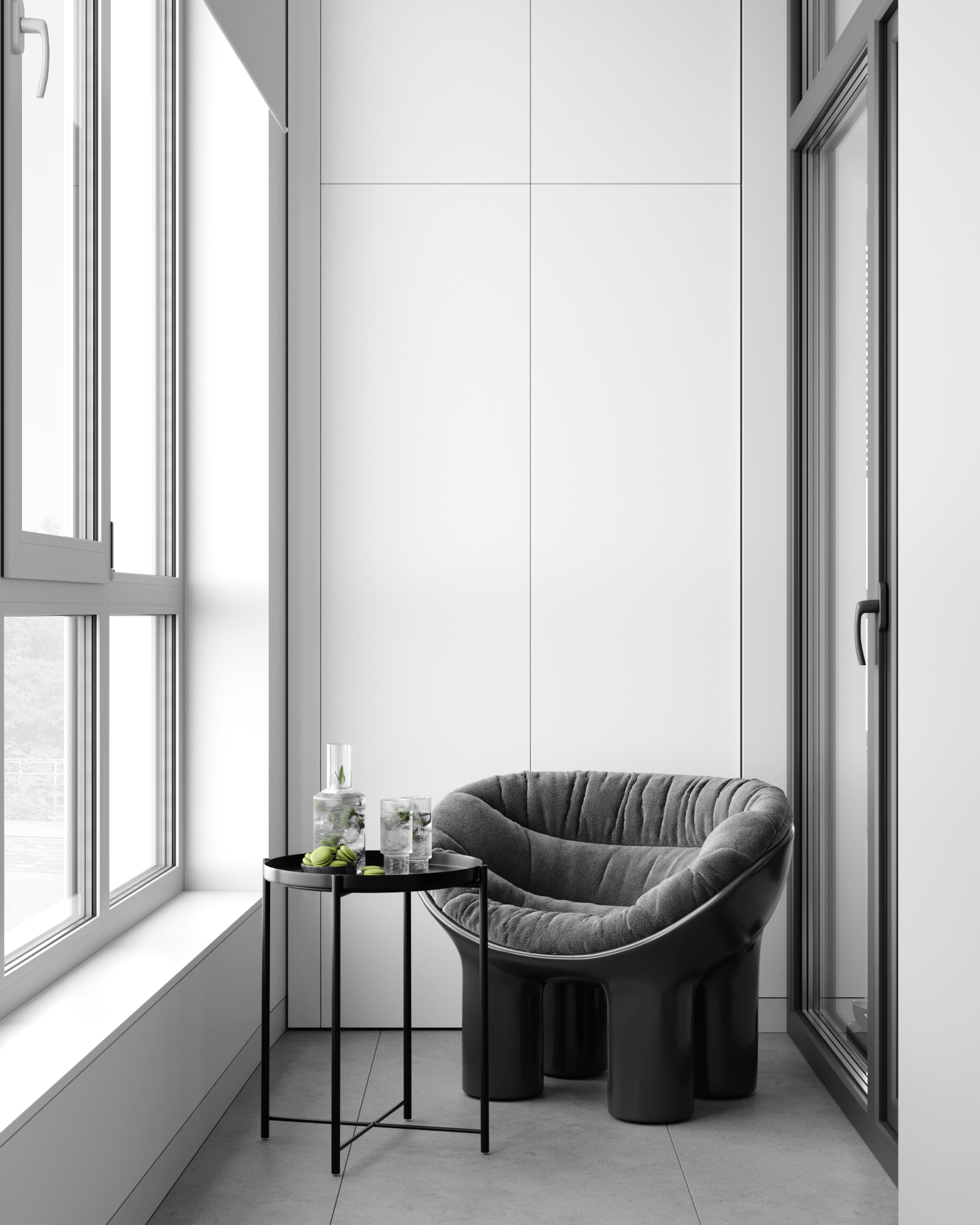 Black and White 室内设计丨z.point-16