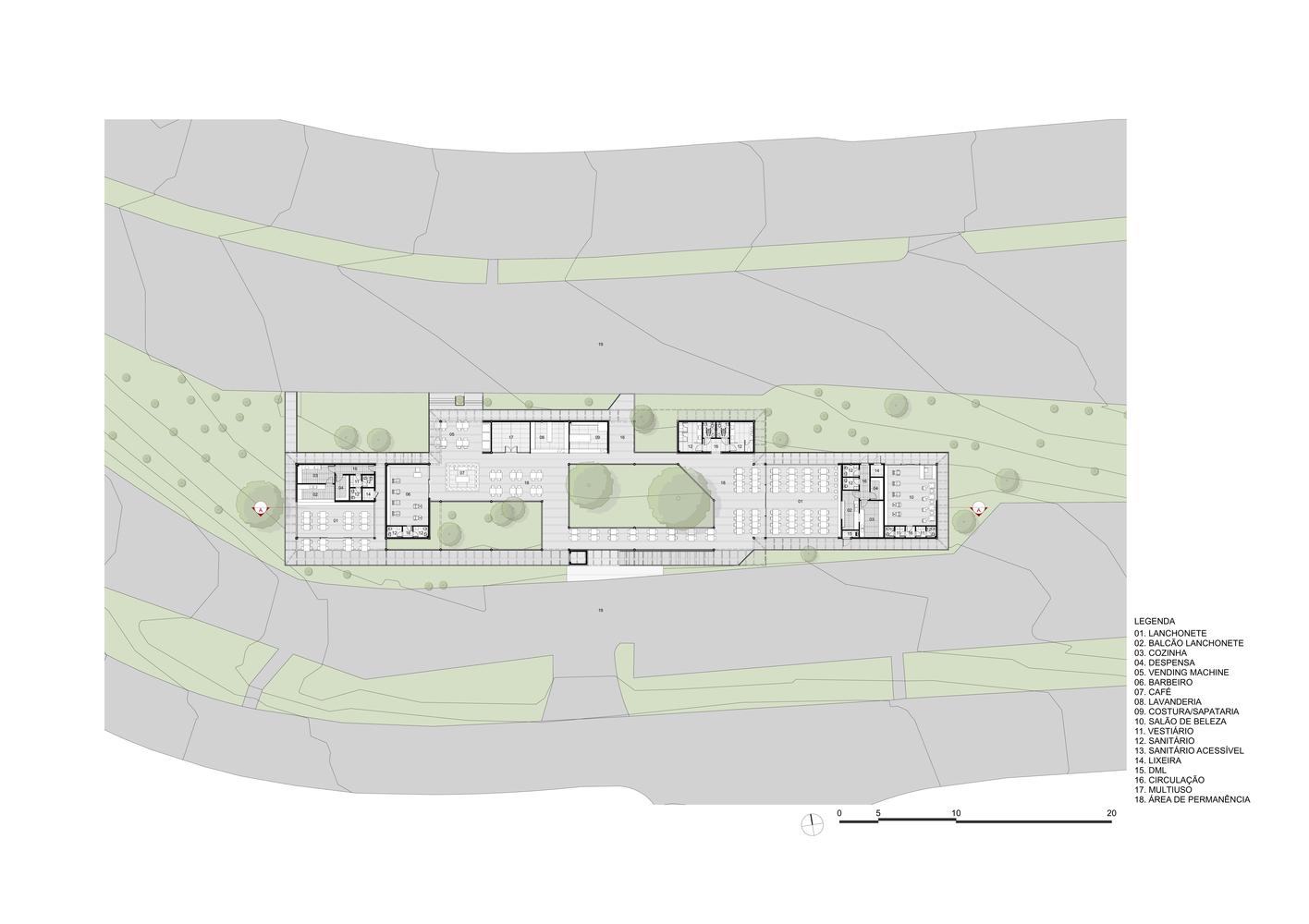 巴西 Bradesco 银行总部 Conviver Space 模块化设计-13