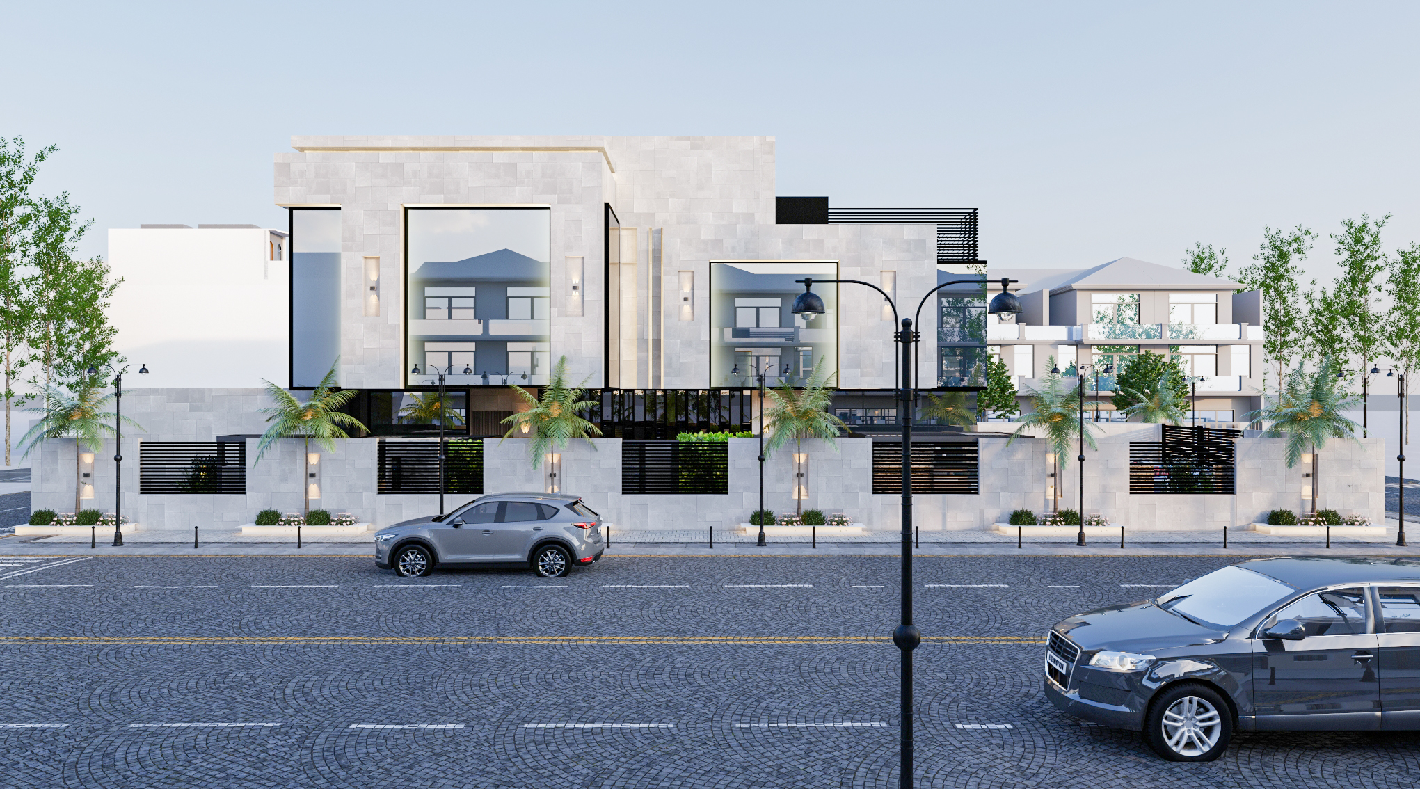 Villa Elevation Design（别墅立面设计）丨沙特阿拉伯丨Omar Studio-11