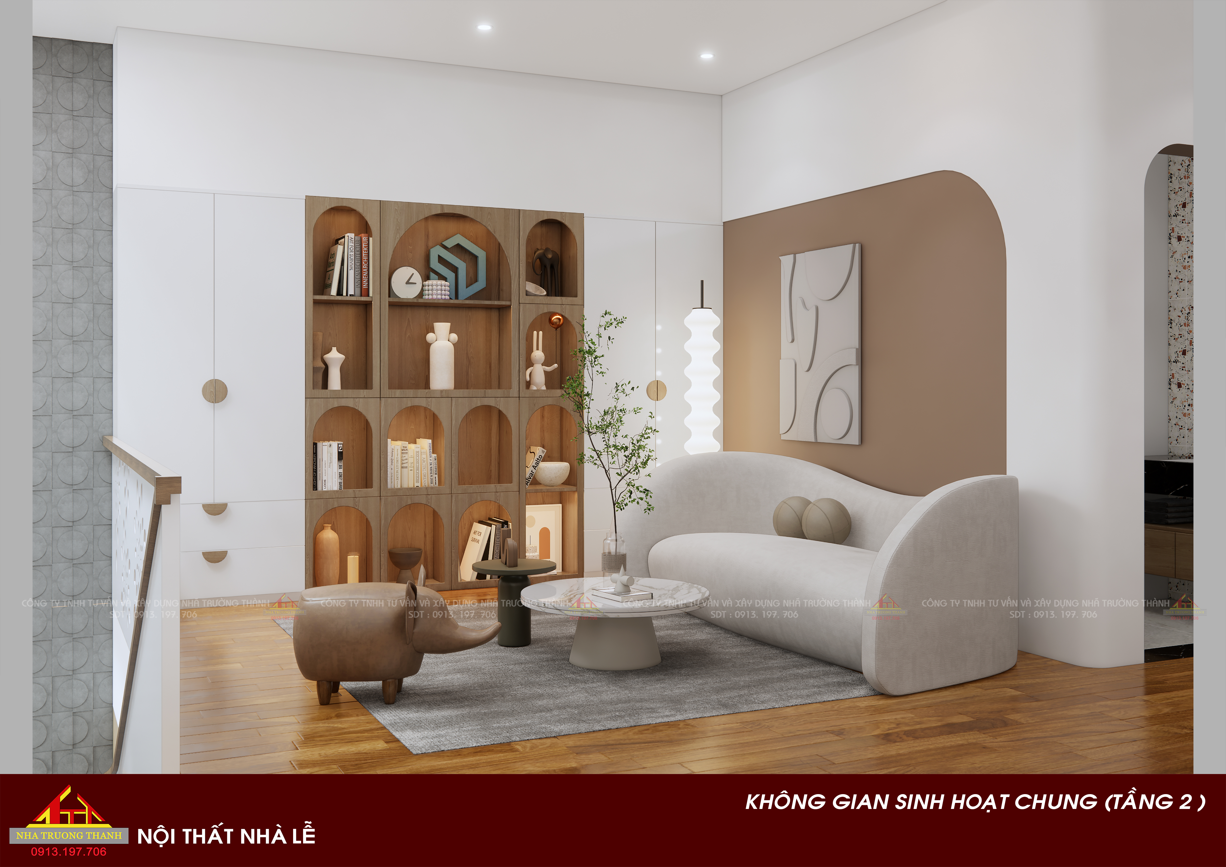 Ngoại thất, nội thất nhà anh Lễ (Đà Nẵng )-13