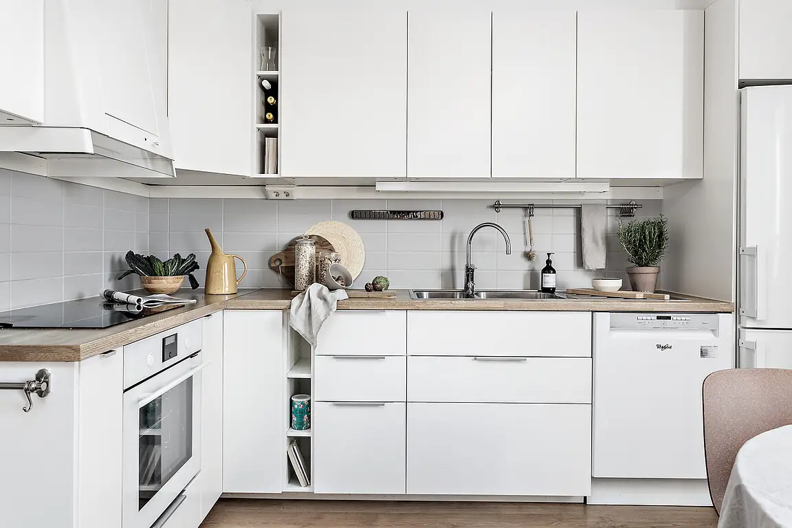 自然色彩的瑞典禅意公寓-7