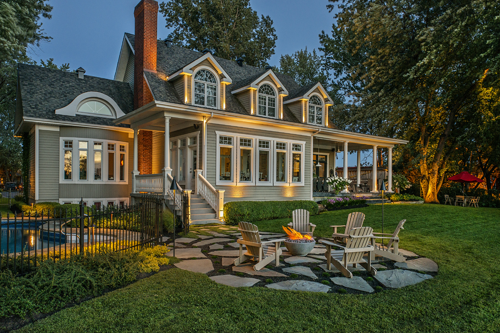 家庭住宅豪华景观布置丨Services Paysagers Dominique Filion-7