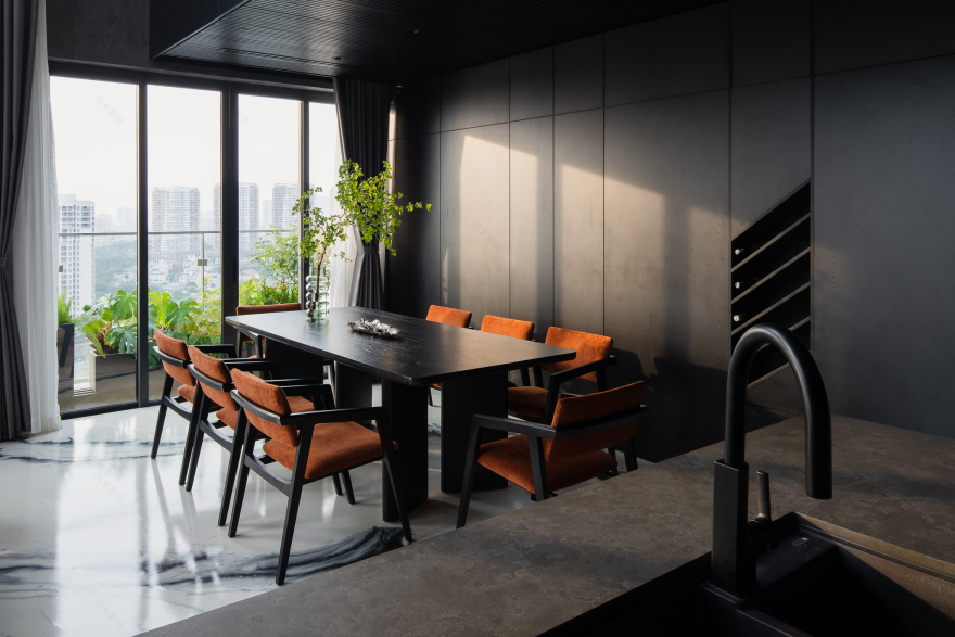 黑石顶层公寓丨越南丨APS Concept-74