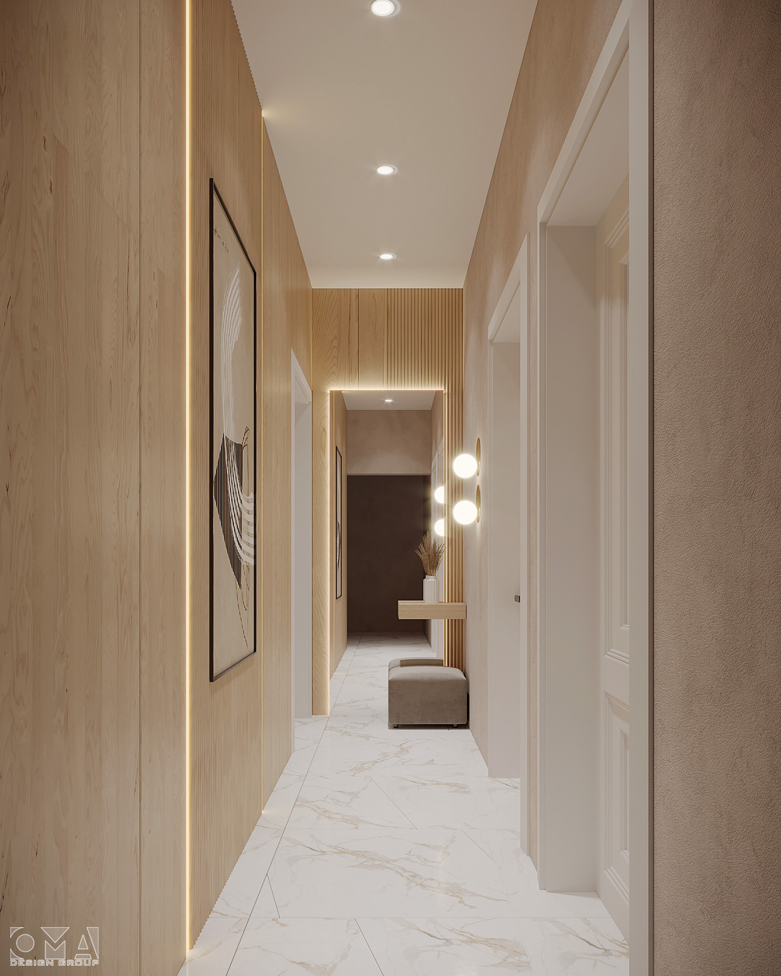 撒哈拉酒店室内设计复式套房丨沙特阿拉伯丨SPIRE-7