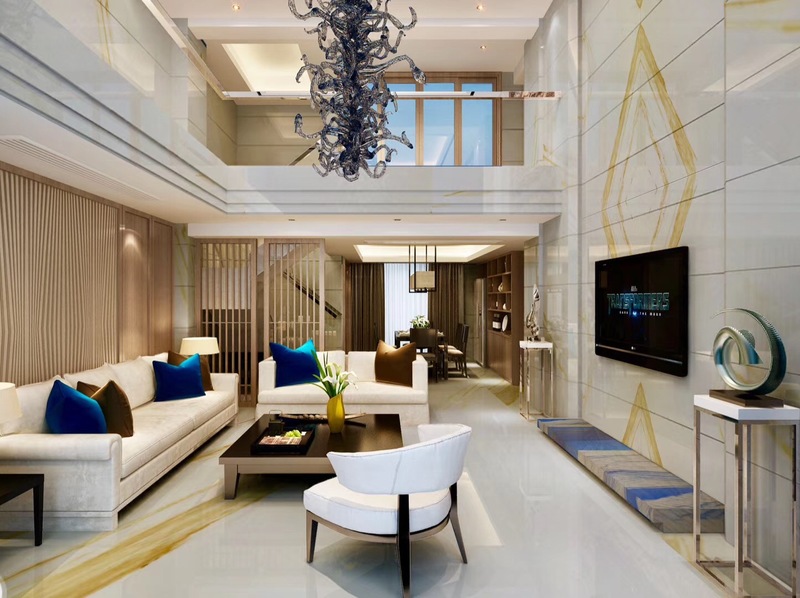 白金系列 | 现代简约风的金丝雅士白设计-17