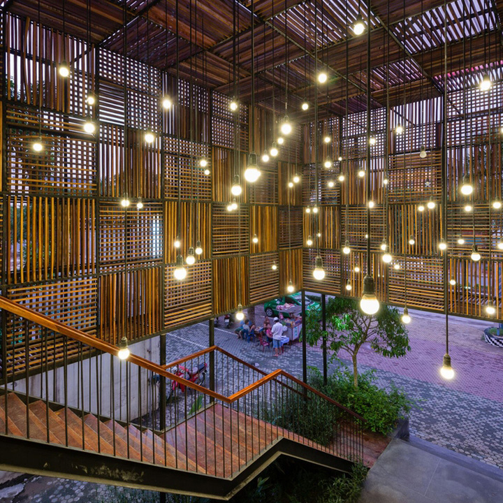 越南 Vinh 市中心的绿色环保酒店设计-19