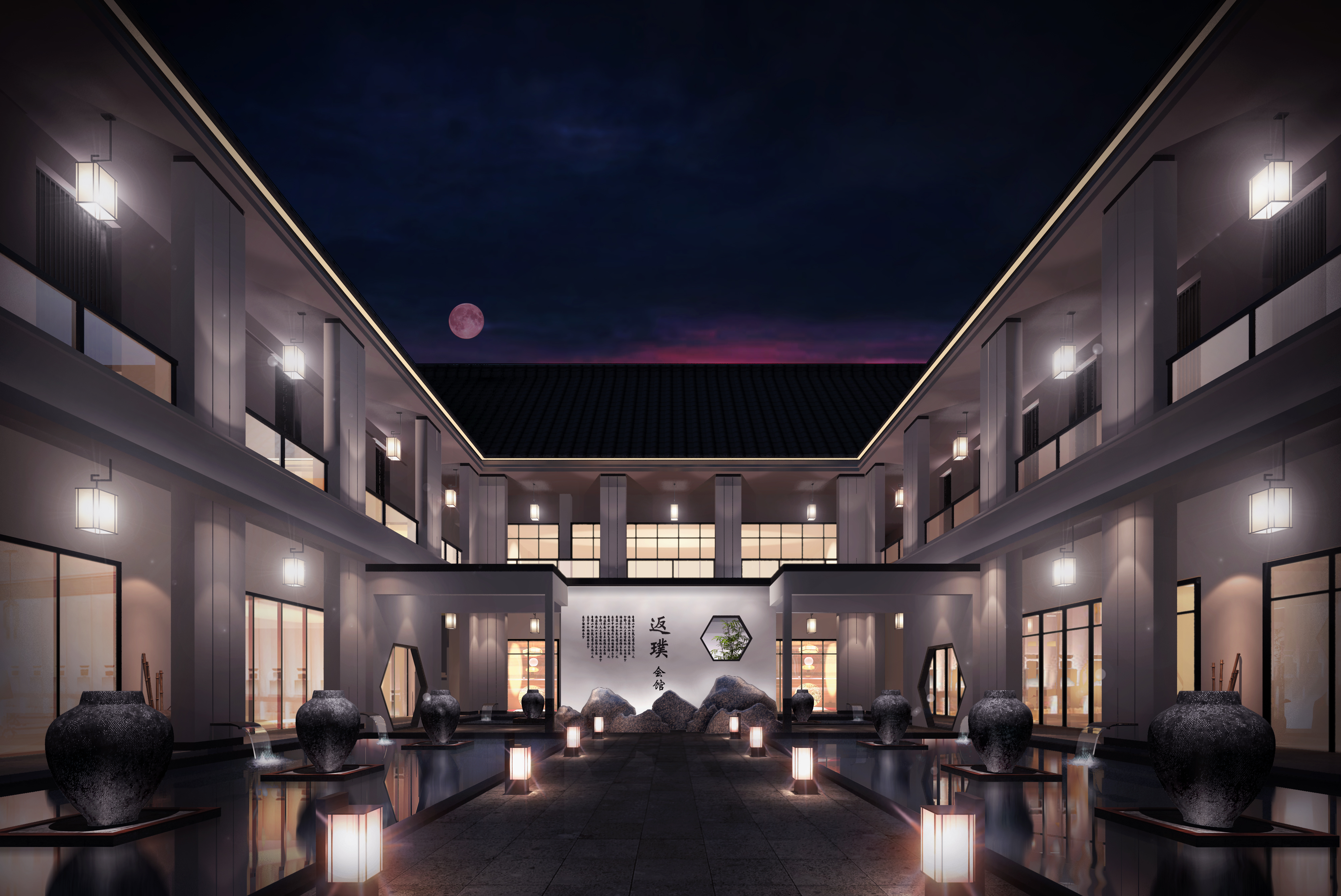 返璞归真会馆 | 融合古典与现代的中国风设计-5