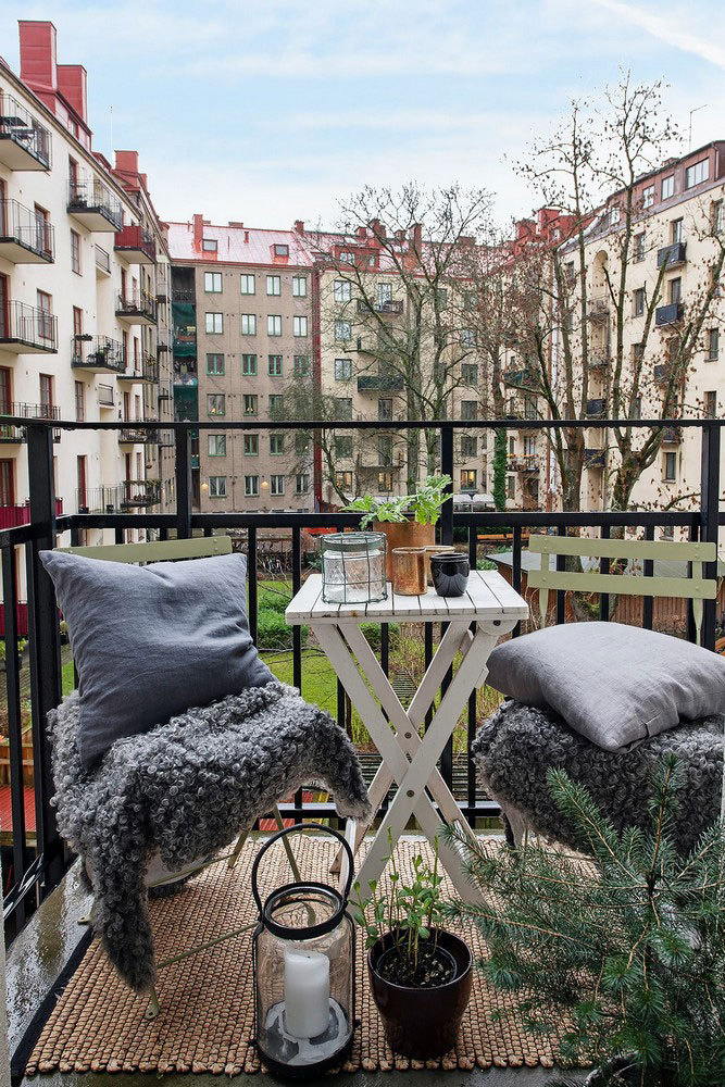 瑞典年轻家庭蓝橙公寓,呈现温馨海洋风格-20