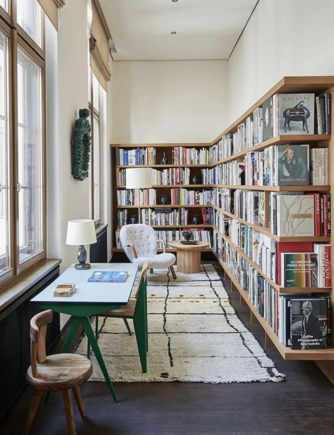 长在审美上的 满墙书柜-17