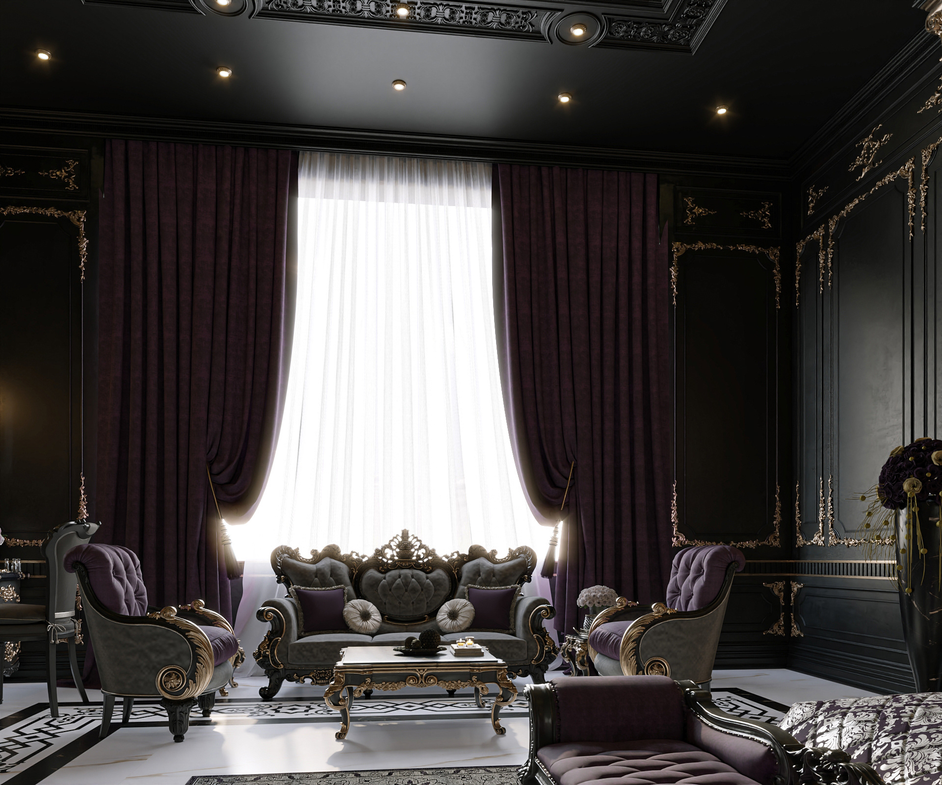 DARK GOTHIC BEDROOM DESIGN-8