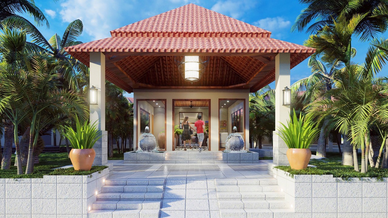 Interior bungalow design resort in Vietnam-33