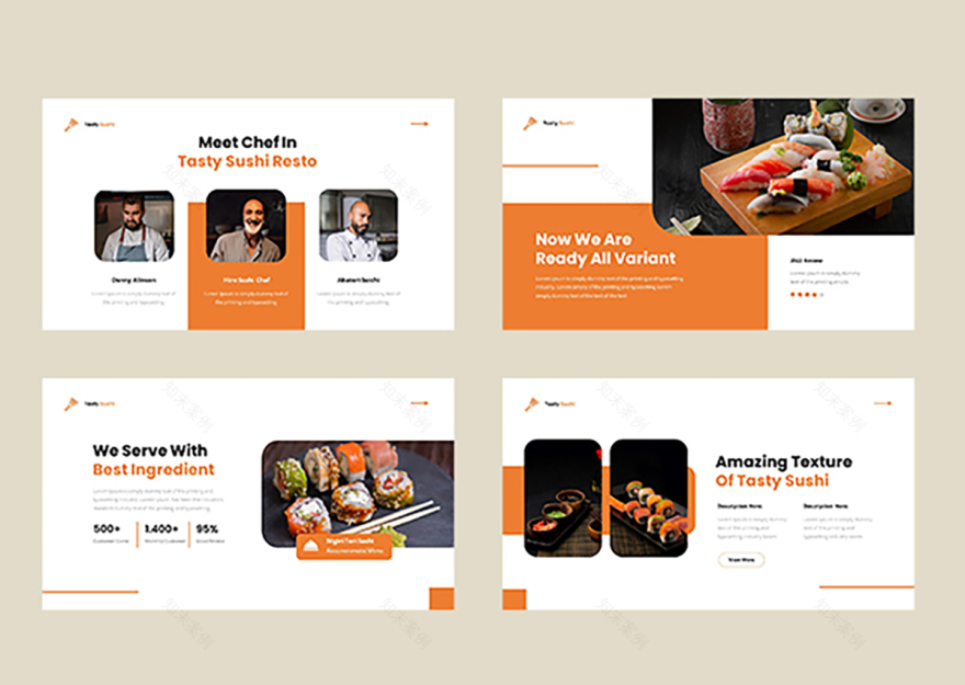 美味寿司演示模板-5