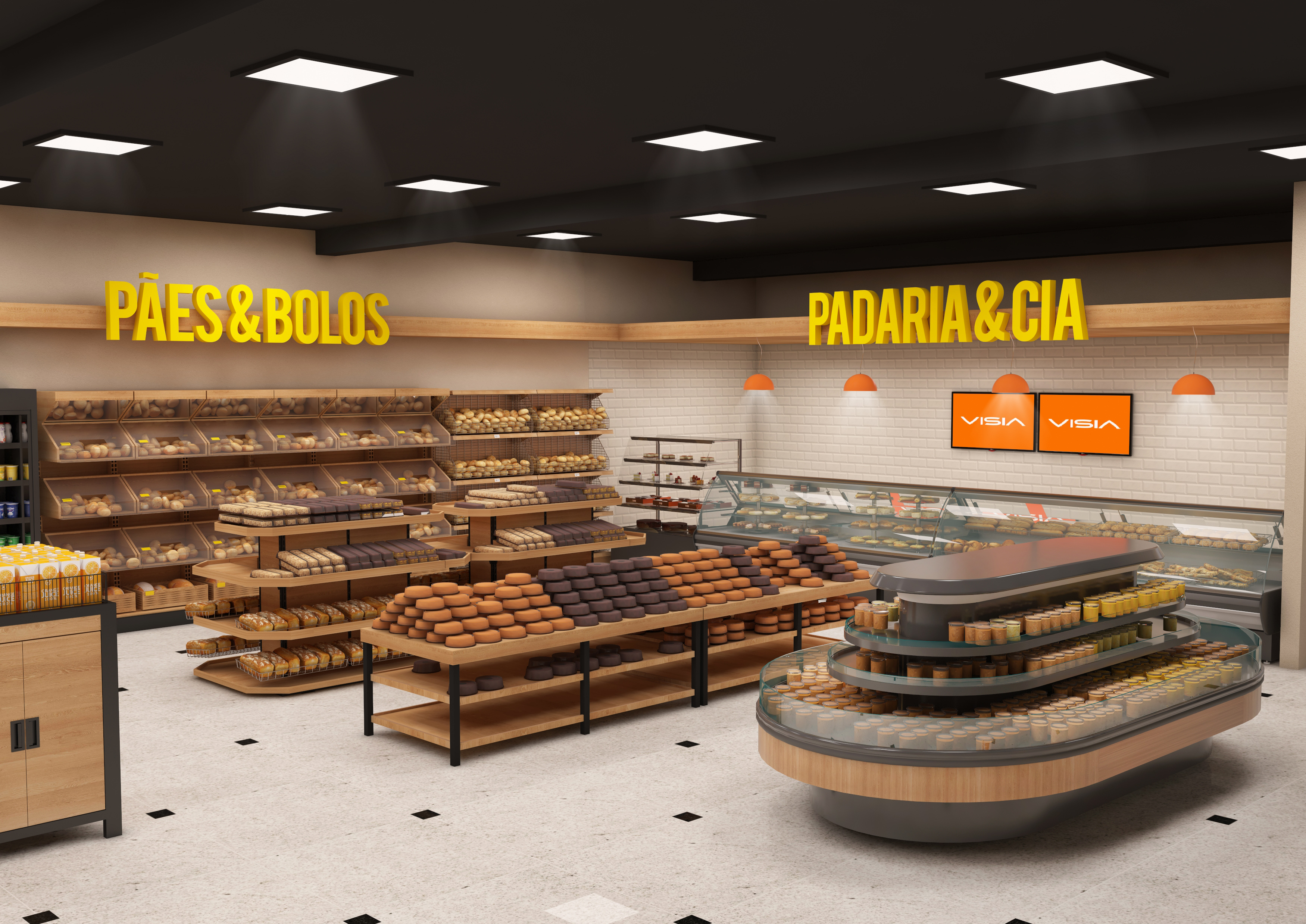 Supermarket Bakery Mockup/ Padaria de Supermercado-0