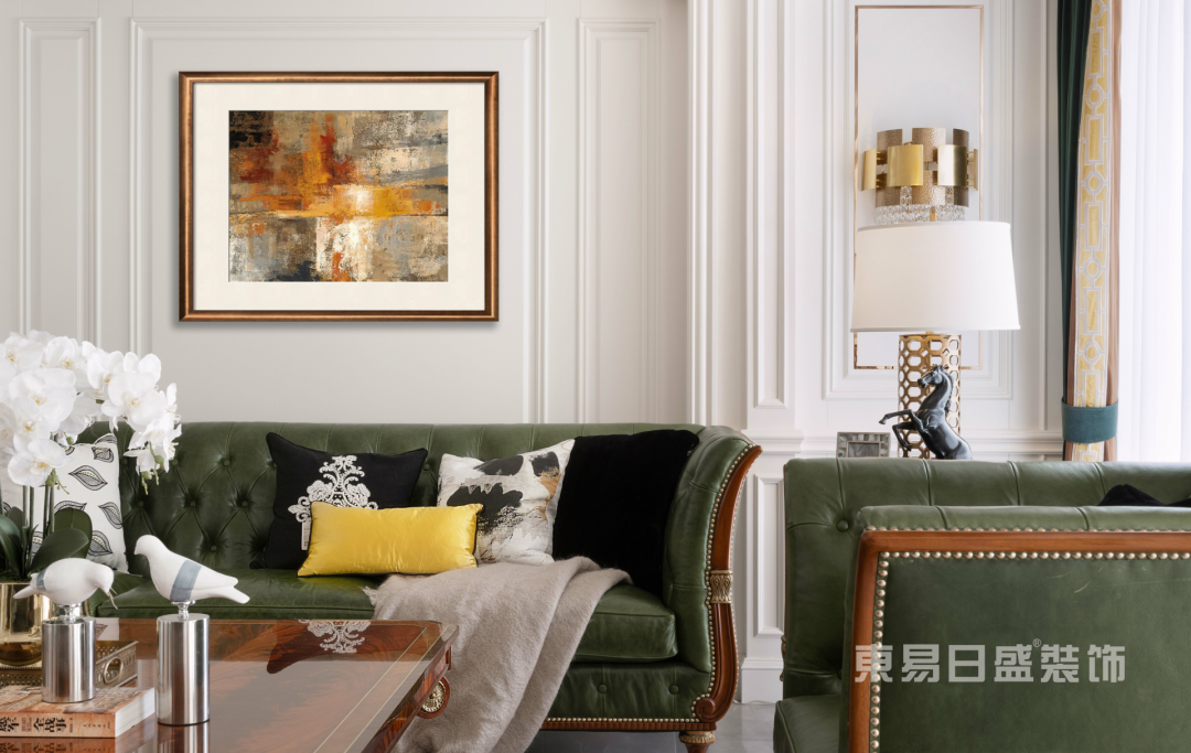 500㎡现代美式装修，别墅里的优雅时光-13