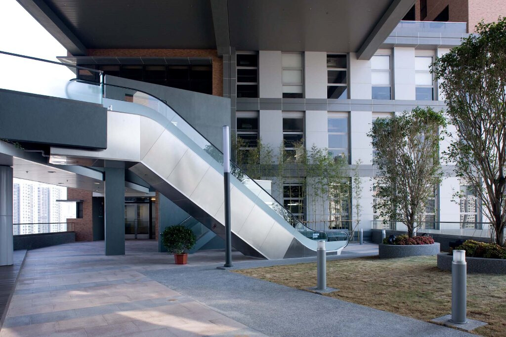 香港理工大学红砖双子塔校园设计-19