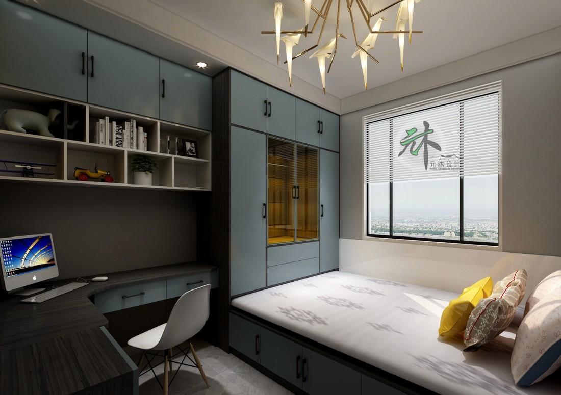 
90㎡两居室，现代简约轻奢 -4