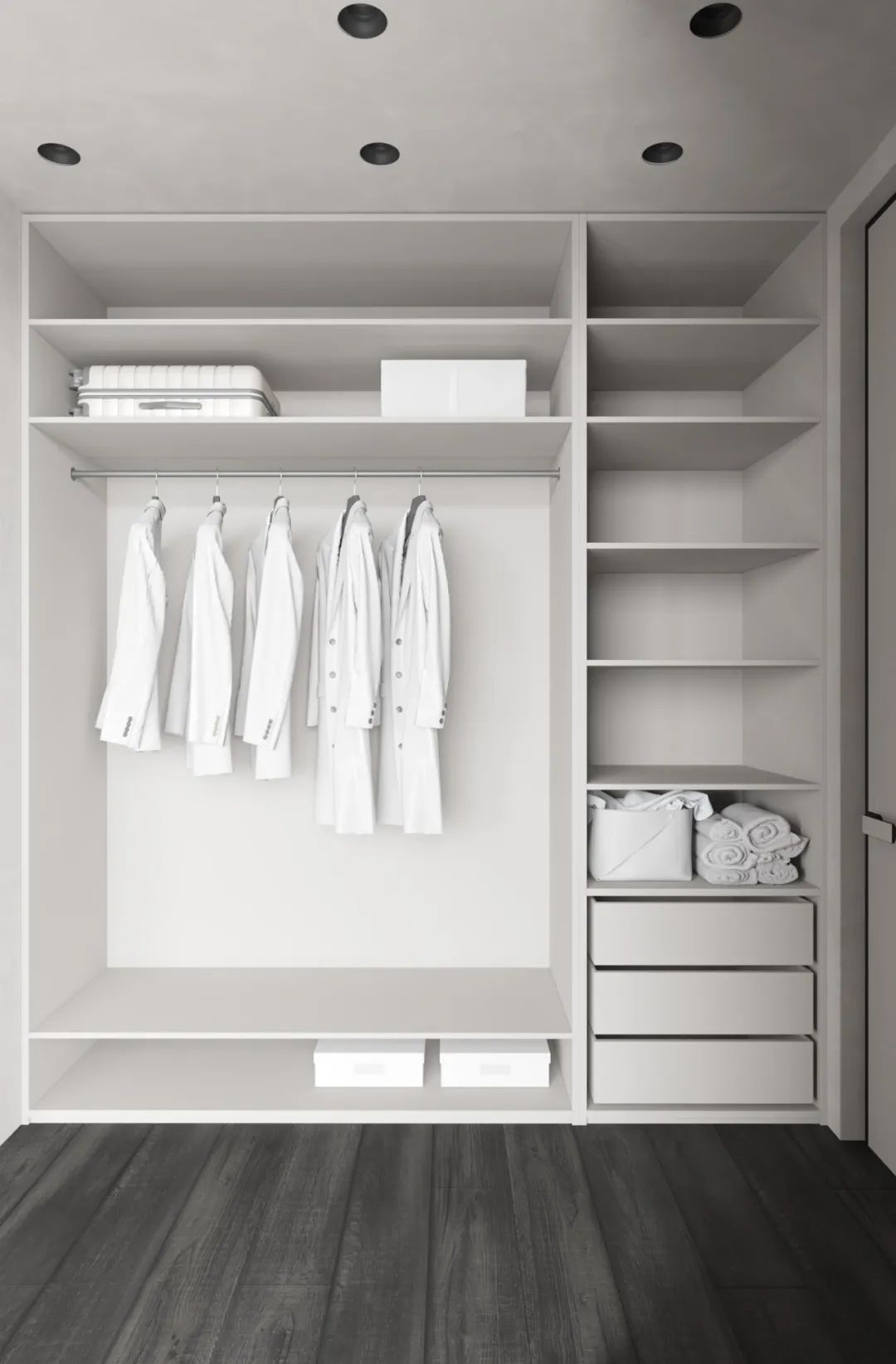 235㎡极简灰住宅丨DINARA YUSUPOVA-10