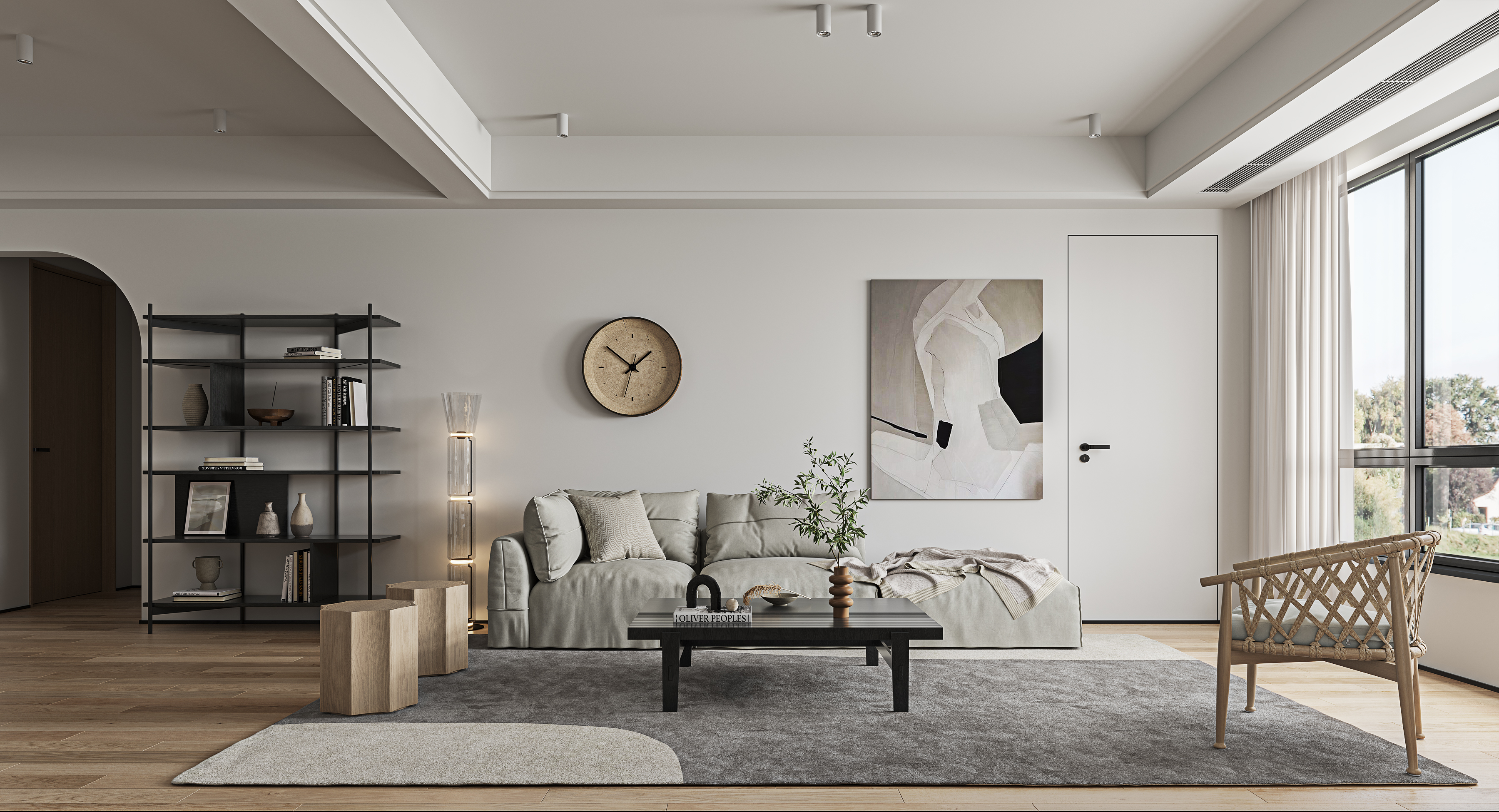 现代原木风家装-2