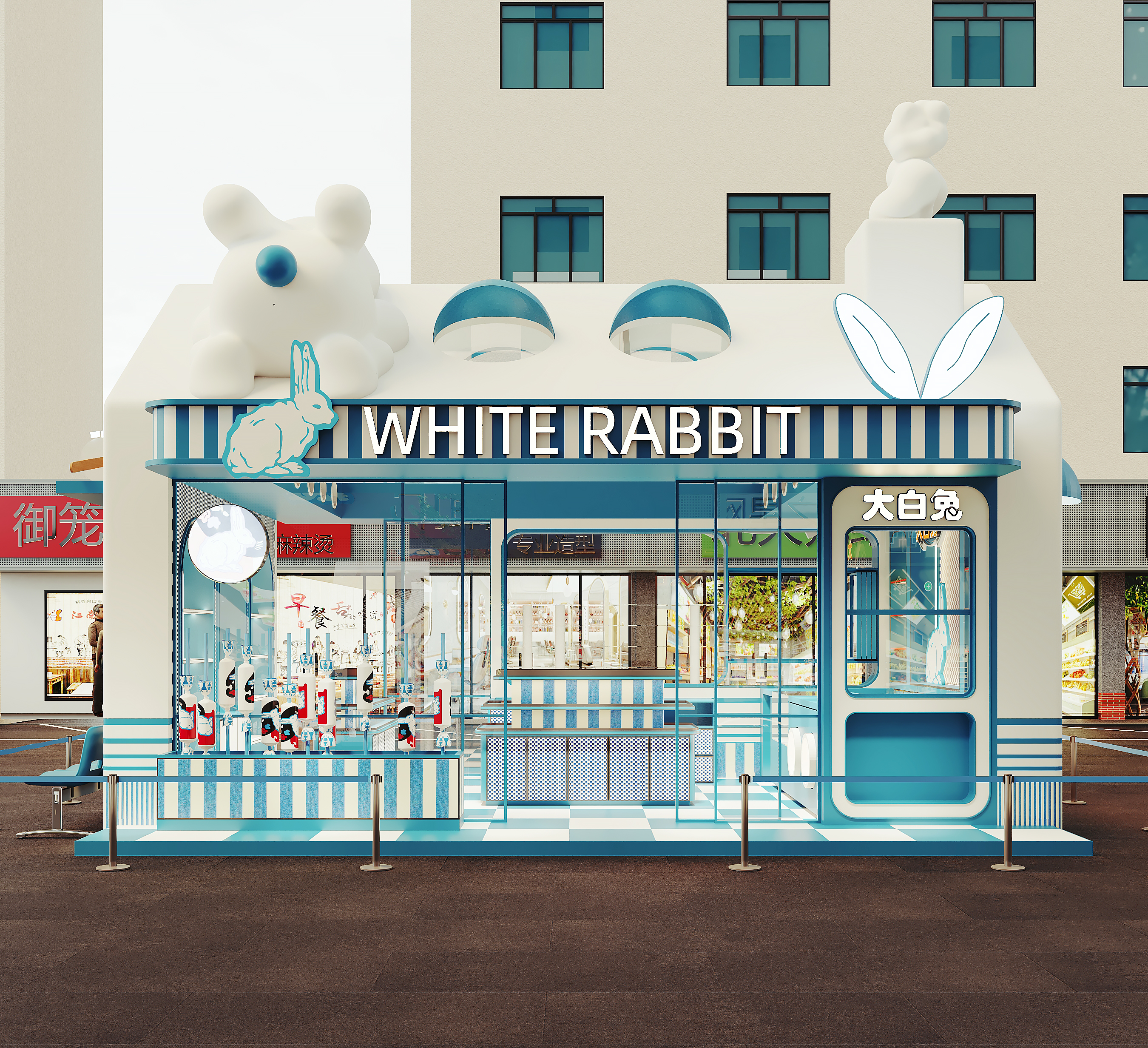 大白兔奶糖快闪店设计-1
