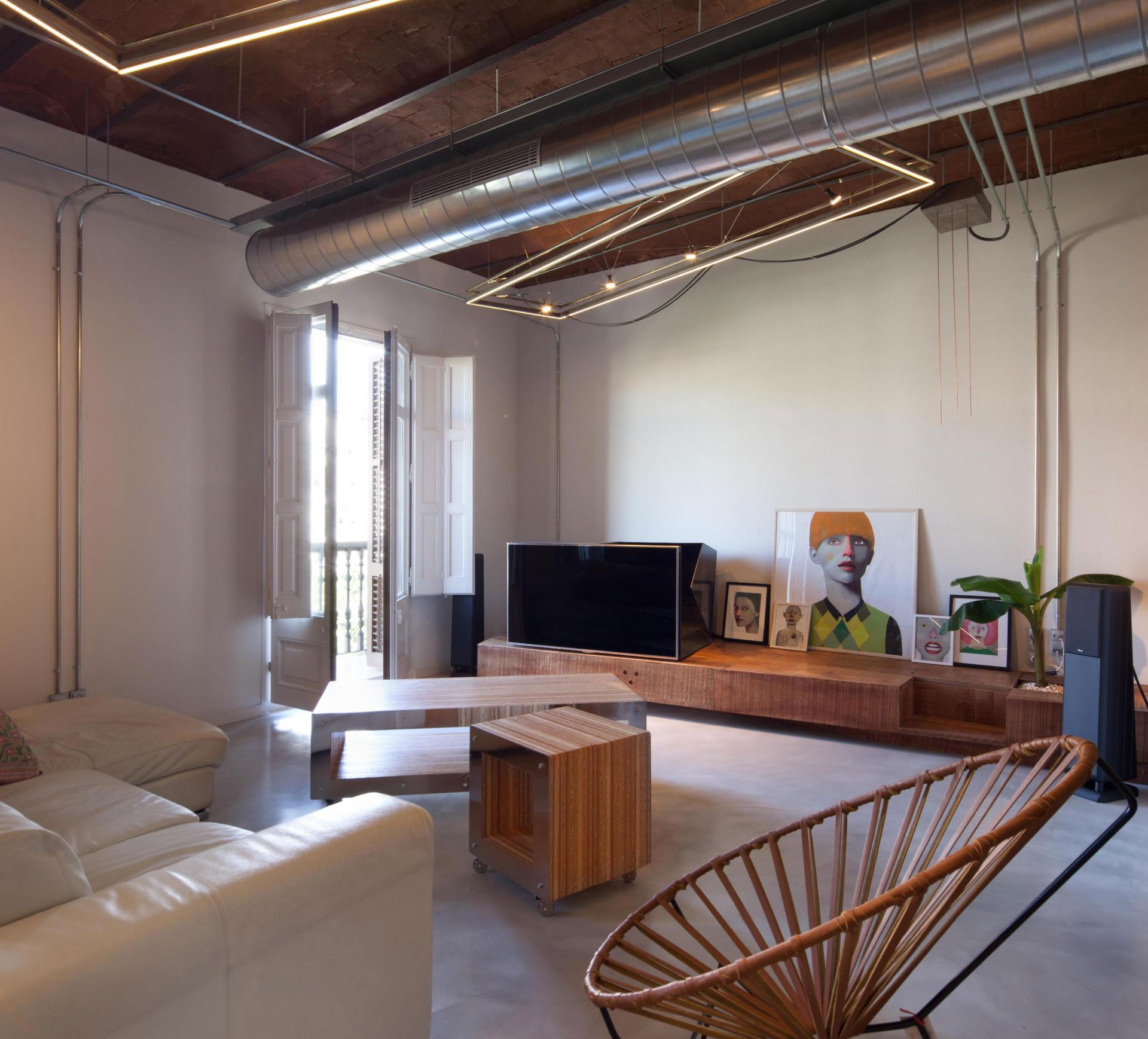 巴塞罗那开放式住宅·TC Interiors 连通器设计-7